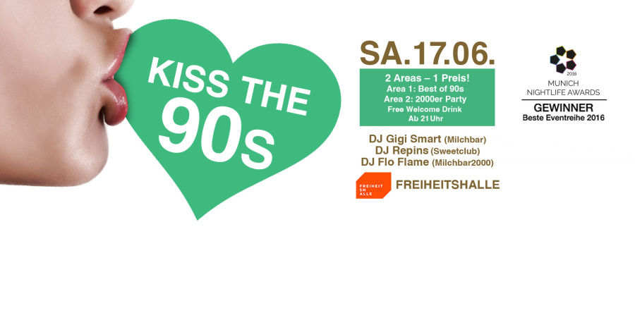 Kiss the 90s - Münchens größte 90er & 2000er Party