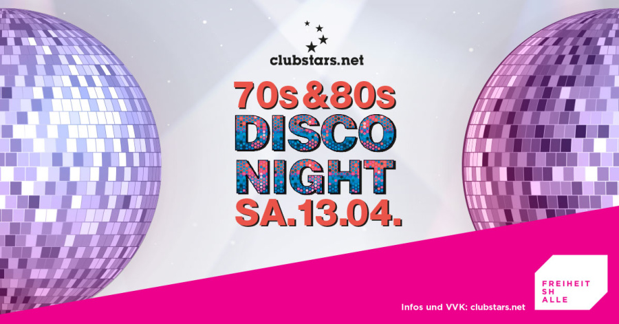 70s & 80s Disco Night - das Original I SA 13.04. ab 20 Uhr