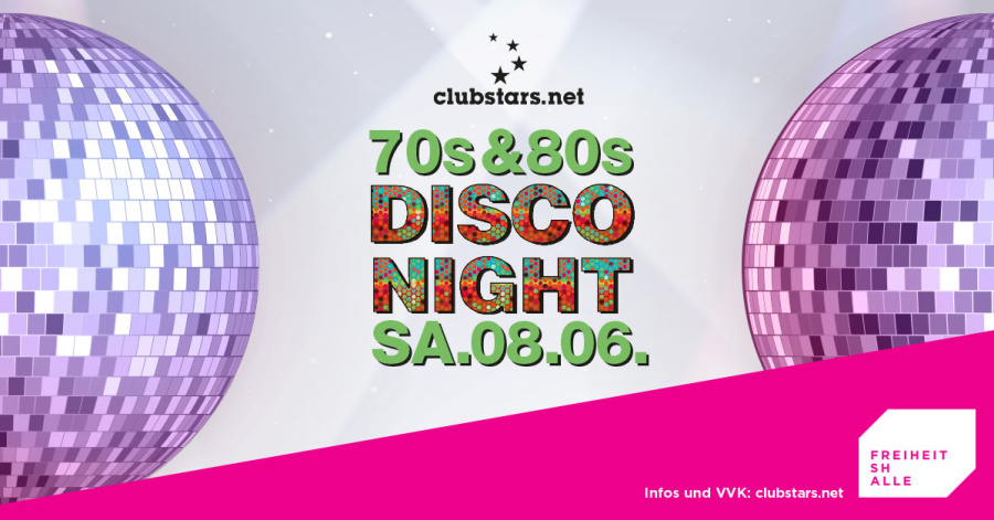 70s & 80s Disco Night - das Original I SA 08.06. ab 20 Uhr