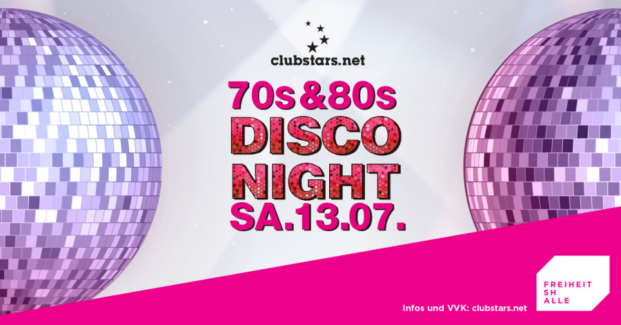 70s & 80s Disco Night - das Original I SA 13.07. ab 21 Uhr